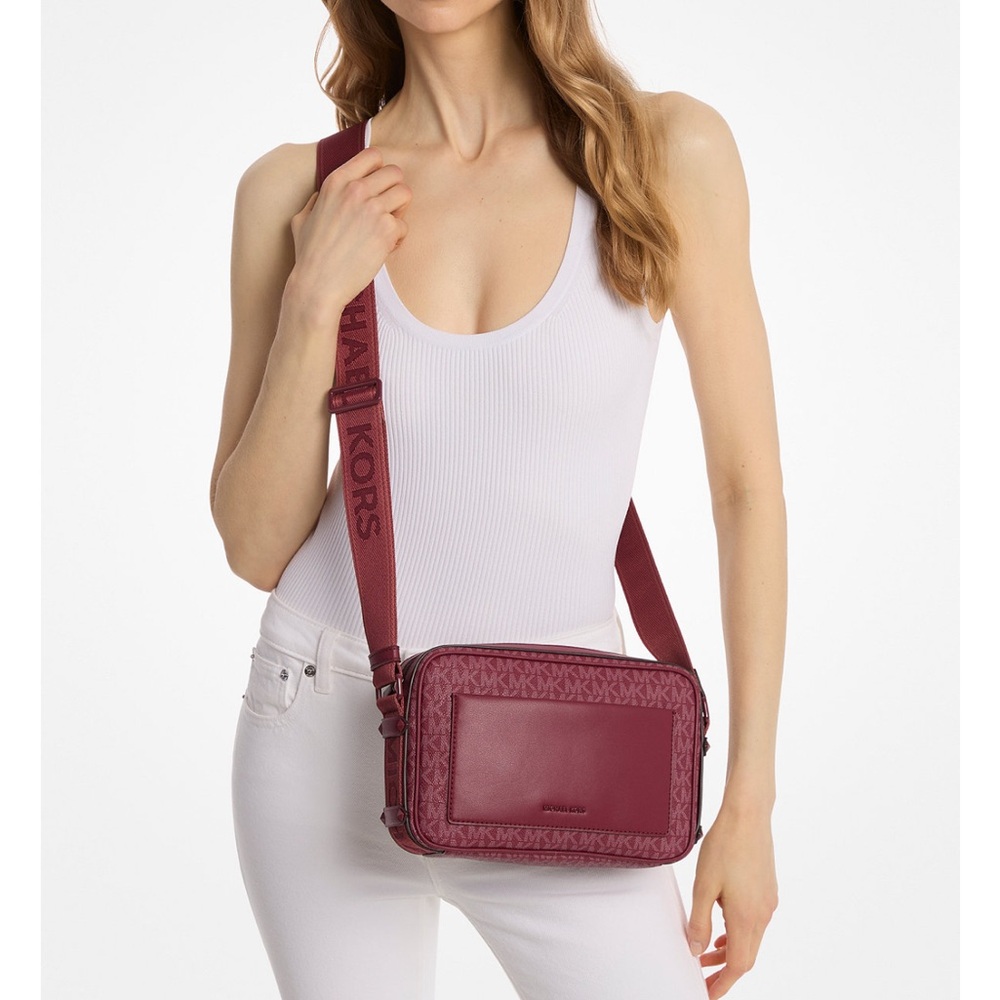 Michael Kors Maeve East West Pocket Crossbody - mulberry NEW! - Picture 2 of 8
